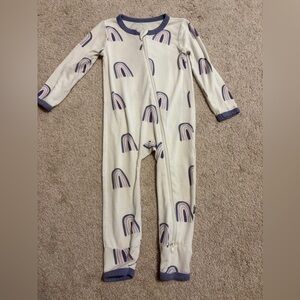 Kyte Baby Orchid Rainbow Zip Romper